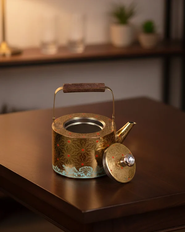 1.5L Gold-Finished Turkish Tea Kettle (Article No. 25-46) - Image 3