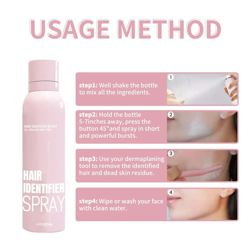 Avidora Hair Identifier Spray Set For Face Shaving-114g - Image 3