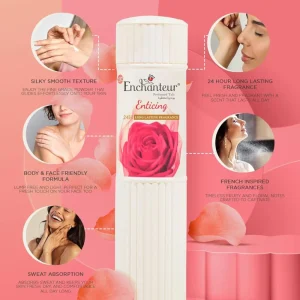 Enchanteur Intense Talc Perfumed Body Powder – 250 g