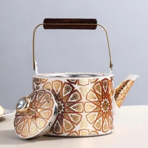 1.5L Gold-Finished Turkish Tea Kettle (Article No. 25-48):