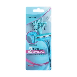 ONLYAURA SOFTDEW`TWIN BLADE 2S RAZZOR WOMEN (KL-201L)