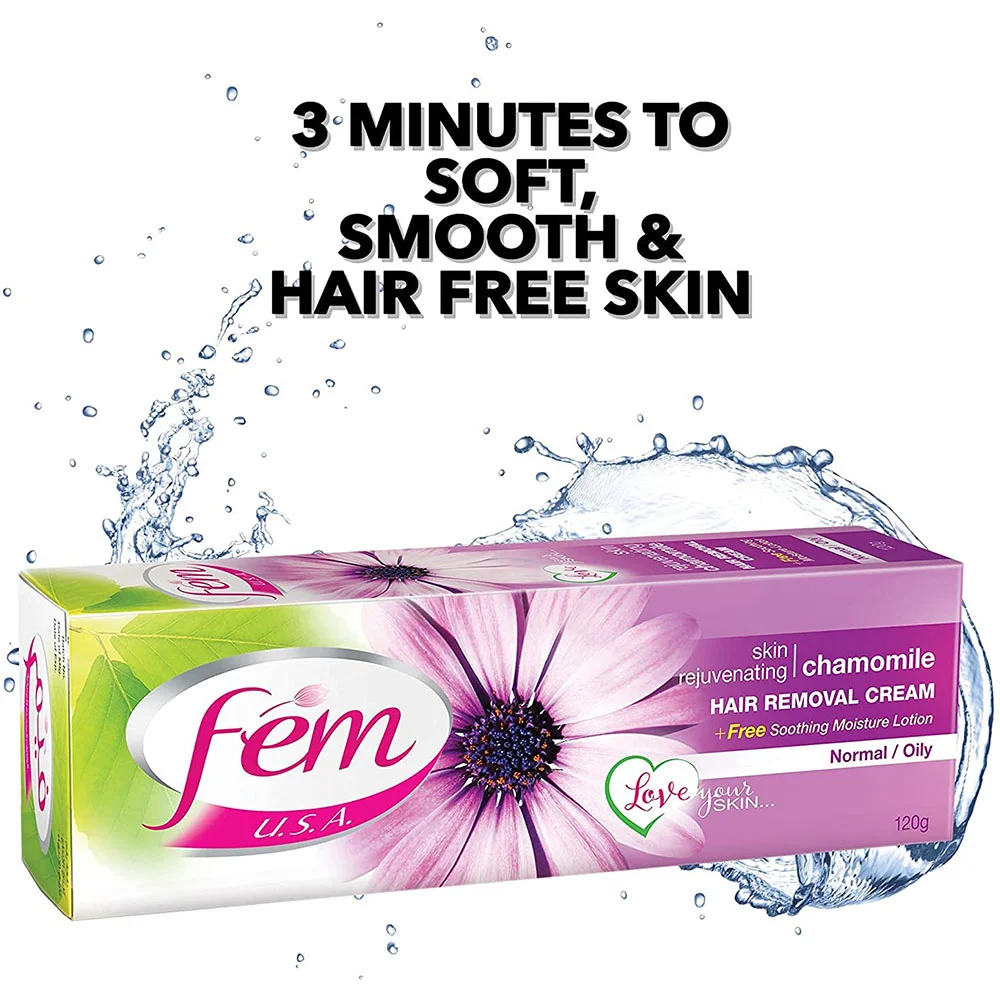 Fem Blossom Flowers Hair Removal Cream 120g - Image 3