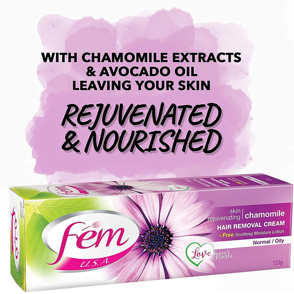 Fem Blossom Flowers Hair Removal Cream 120g - Image 5