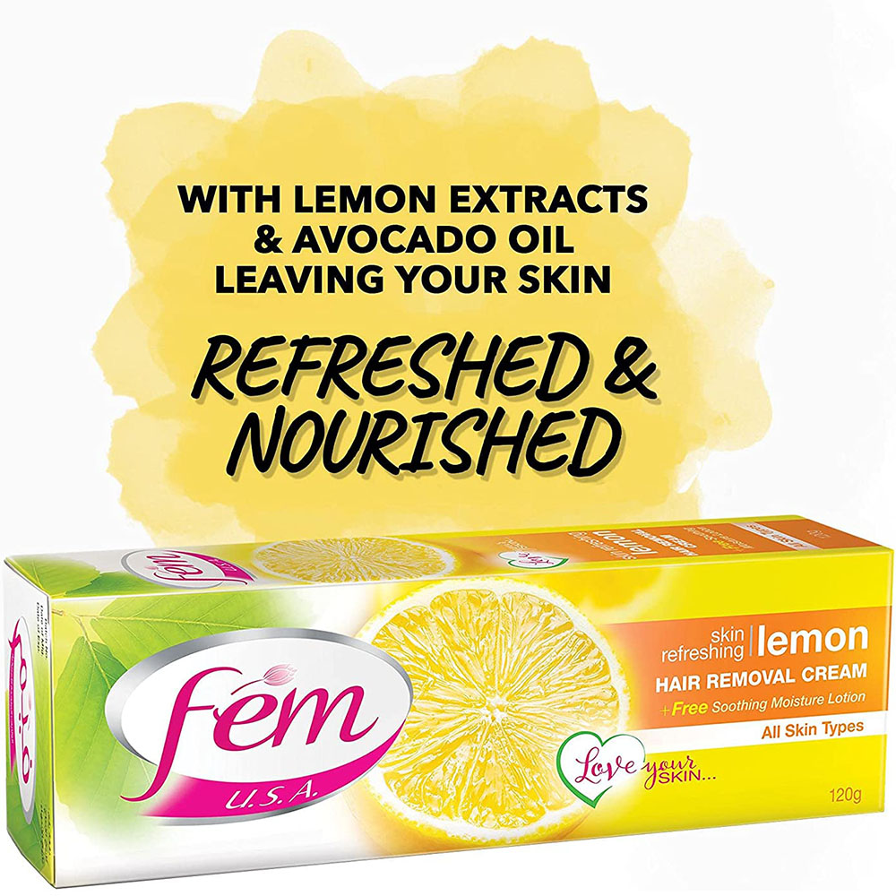 Fem Skin Refreshing Lemon Hair Removal Cream 120g - Image 5