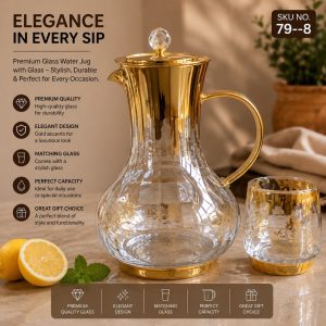 7-Piece Luxury Glass Water Set,(SKU 79–8)