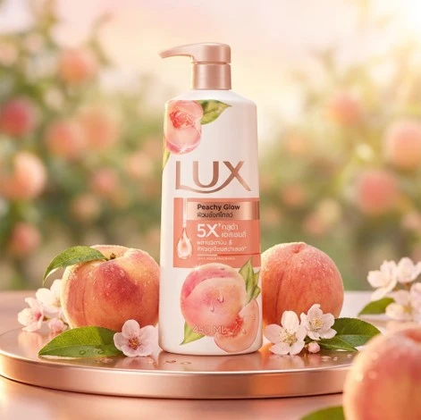 Lux -Body Wash -Peachy Glow - 450ML