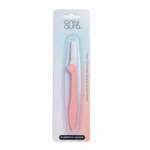 ONLYAURA EYEBROW RAZOR FOLDABLE ABS + SS (M259)