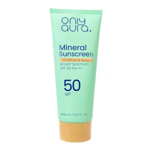 ONLYAURA MINERAL SPF50 SUNSCREEN 150ML