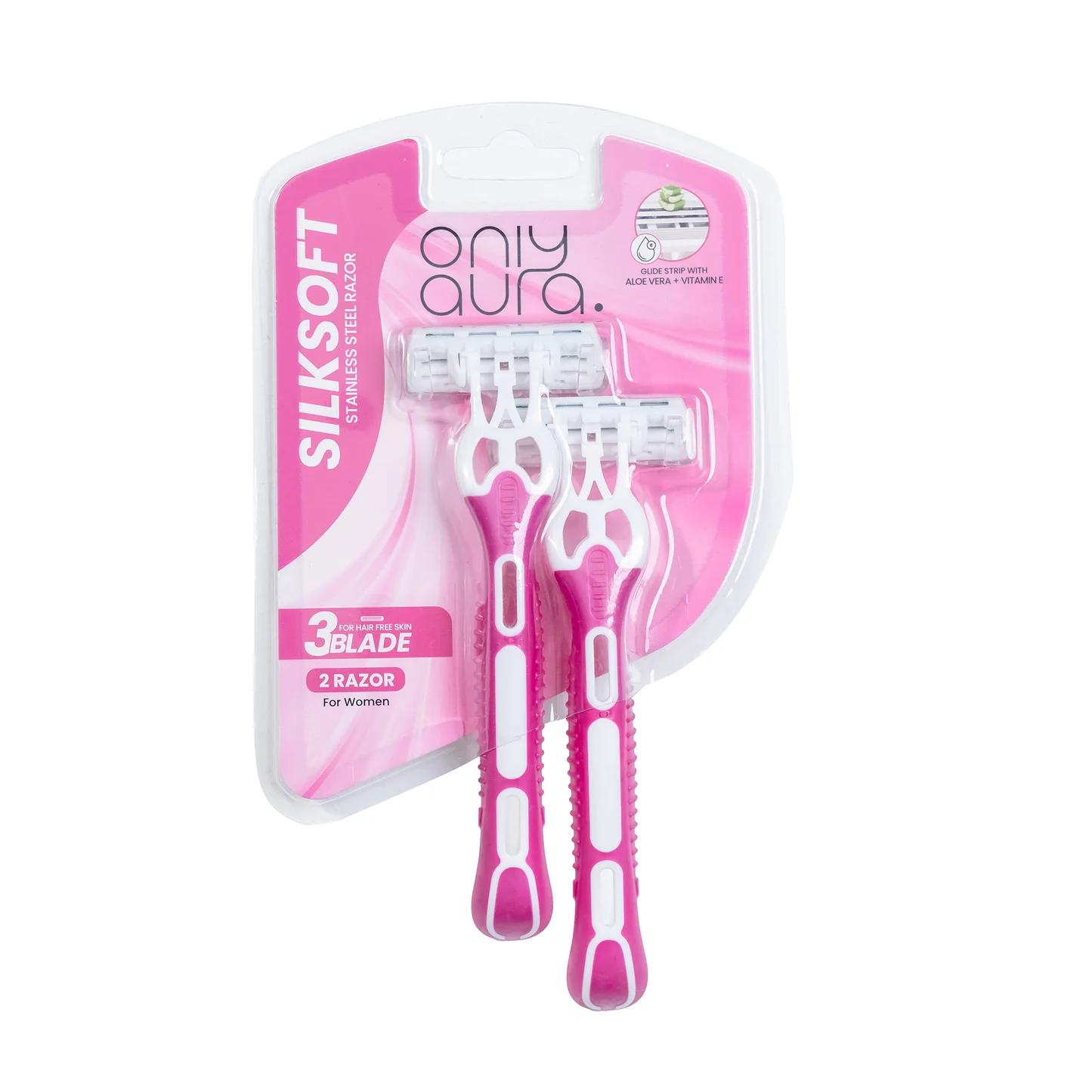 ONLYAURA SILKSOFT TRIPLE BLADE 2S RAZZOR WOMEN (KL-R308L)