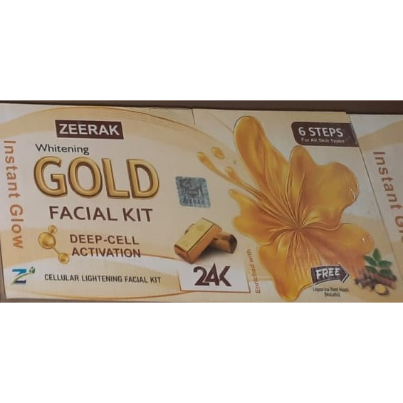 Zeerak Whitening Gold Facial Kit