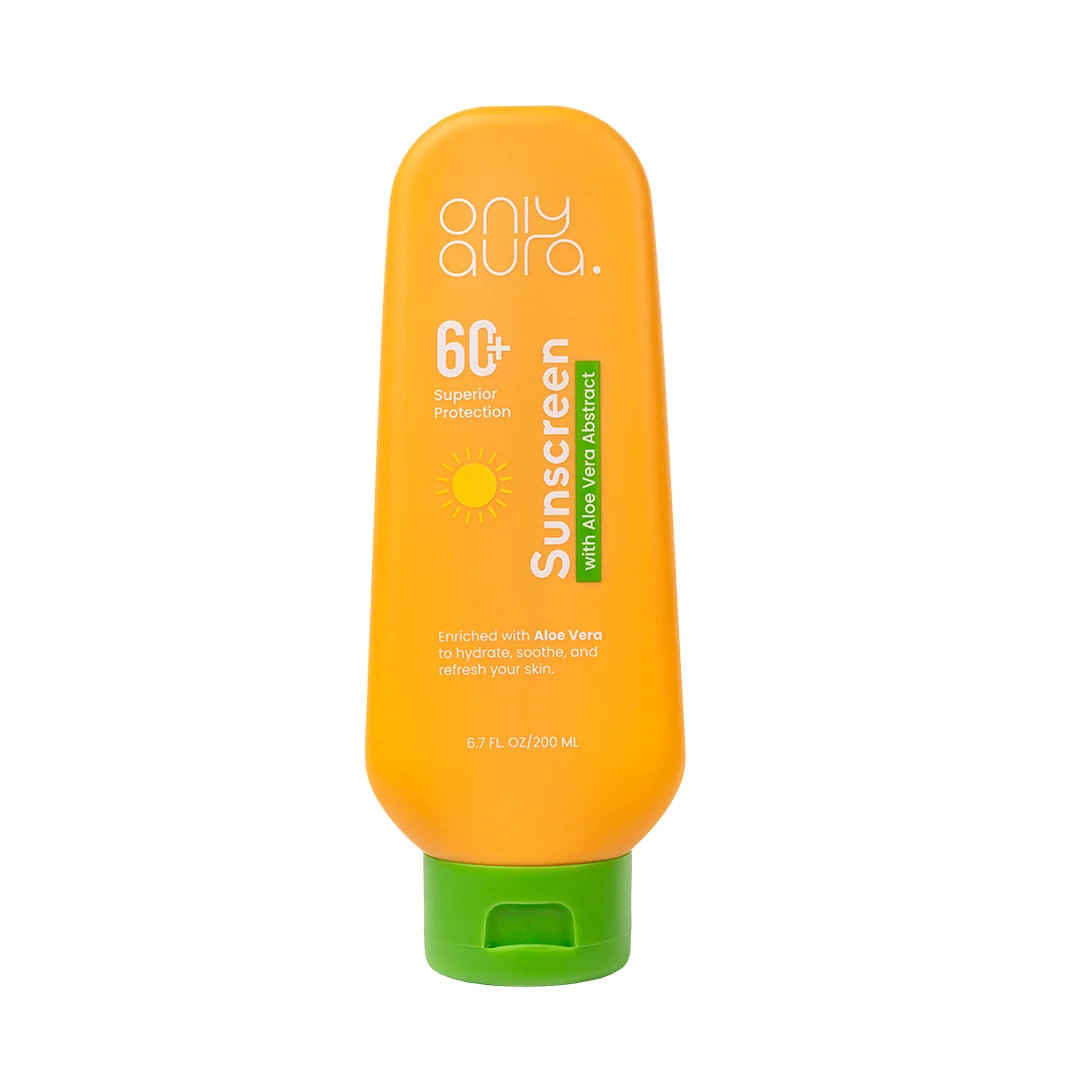 ONLYAURA ALOEVERA SUNSCREEN SPF60+ 200ML