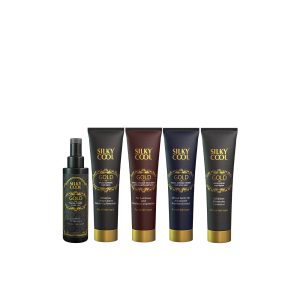 Silky Cool Gold Facial Kit Small 5 Products