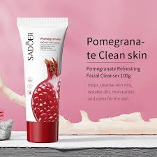 SADOER Pomegranate Moisturizing Facial Cleanser Cleansing Foam Face Wash 100g - Image 3