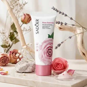 Sadoer Rose Essence Refreshing Deep Purifying Moisturizing Facial Cleanser – 100ml