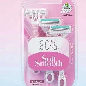 ONLYAURA SOFTSMOOTH TRIPLE BLADE 3S RAZZOR WOMEN (KL-R349L)
