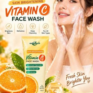 Christine Cosmetics Skin Brightening Vitamin C Face Wash, 100g