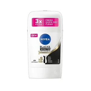 Nivea Women - Black & White - Invisible Clear - Anti-Perspirant - Deo Stick - 50 ml / 1.7 oz