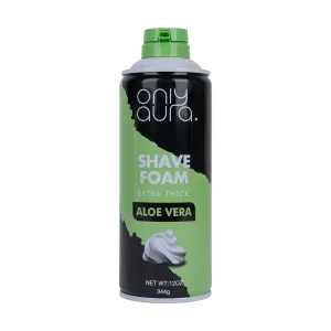 ONLYAURA EXTRA THICK ALOE VERA SHAVE FOAM 344GM