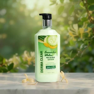 Derma Clear Cucumber Melon Face & Body Lotion 500ml