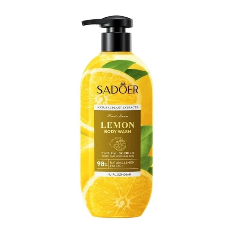 Sadoer Lemon Body Wash Natural Lemon Extracts 400ml - Image 4