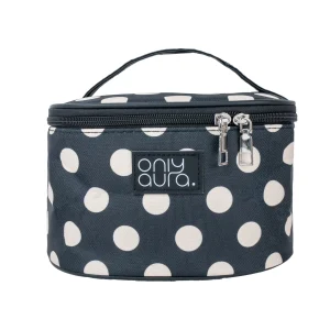ONLYAURA COSMETIC BAG YA2609# BLACK CLOTH MATERIAL