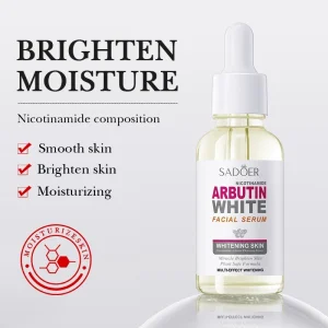 SADOER Arbutin Nicotinamide Serum - Brightening & Moisturizing - 30ml