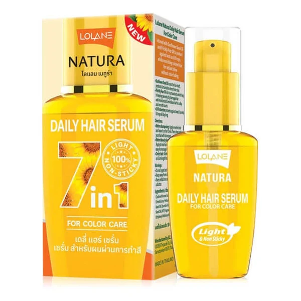 Lolane Natura Color Hair Serum Daily Magic In One Sunflower Oil 50ml