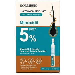 Kormesic Minoxidil 5% & Keratin Hair Loss Topical Solution โ 10 ร 1.5ml