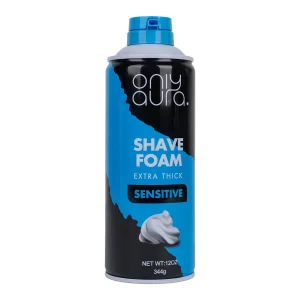 ONLYAURA EXTRA THICK SENSITIVE SHAVE FOAM 344GM