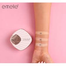 Emelie Paris Pearl Essence Full Coverage Matte Compact Powder - Image 2