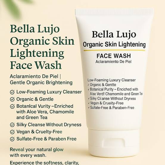 Bella Lujo Organic Skin Lightening Face Wash - Image 2