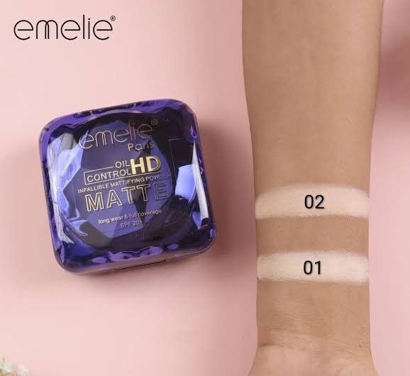 Emelie Paris Oil Control HD Matte Infallible Mattifying Powder (Item No. H620 - Image 3
