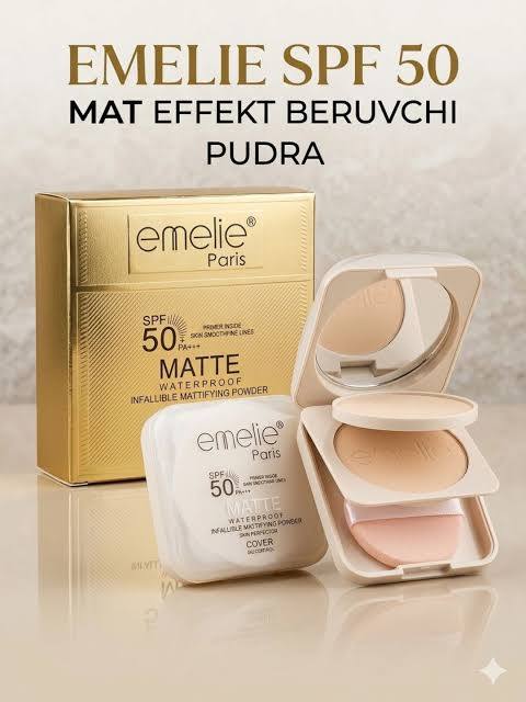 Emelie Paris Matte Waterproof Infallible Mattifying Powder (SPF 50 PA+++)