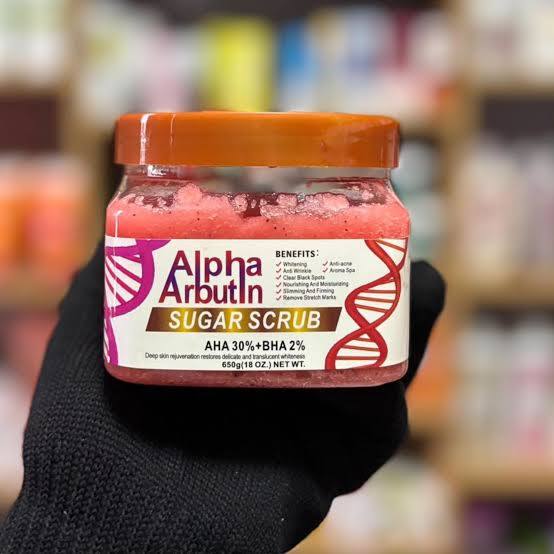 Dr. Meinaier Alpha Arbutin Sugar Scrub (650g / 18 oz) - Image 3