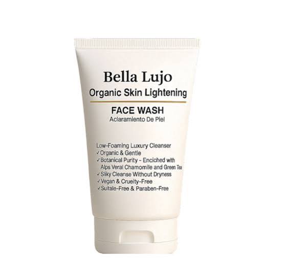 Bella Lujo Organic Skin Lightening Face Wash