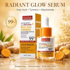 SADOER Kojic Acid Turmeric Radiant Glow Moisturizing Serum 30ml