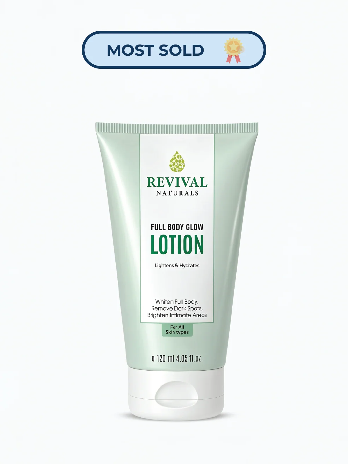 Revival Naturals Full Body Glow Lotion (Lightens & Hydrates) 120ML - Image 2