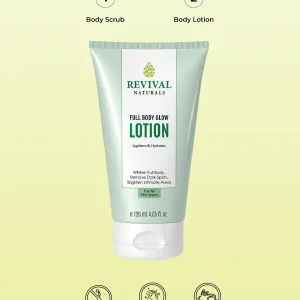 Revival Naturals Full Body Glow Lotion (Lightens & Hydrates) 120ML