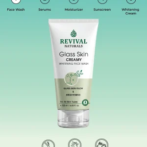 Revival Naturals Glass Skin Whitening Face Wash 120ML