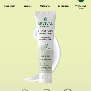 Revival Naturals Glass Skin Whitening Cream 30g
