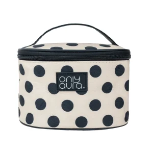 ONLYAURA COSMETIC BAG YA2609# WHITE CLOTH MATERIAL